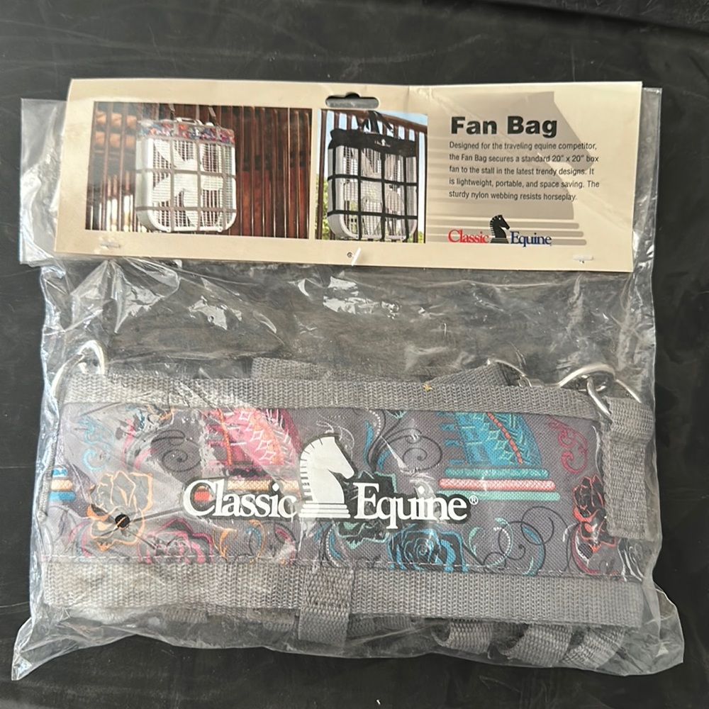 NIB Classic Equine Fan Bag